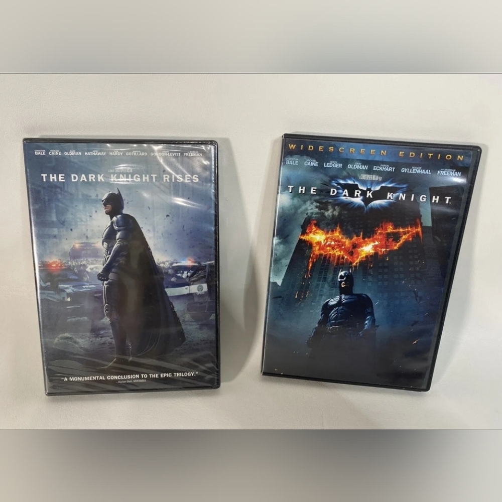 The Dark Knight & the Dark Knight Rises (2 DVDs, 2012).